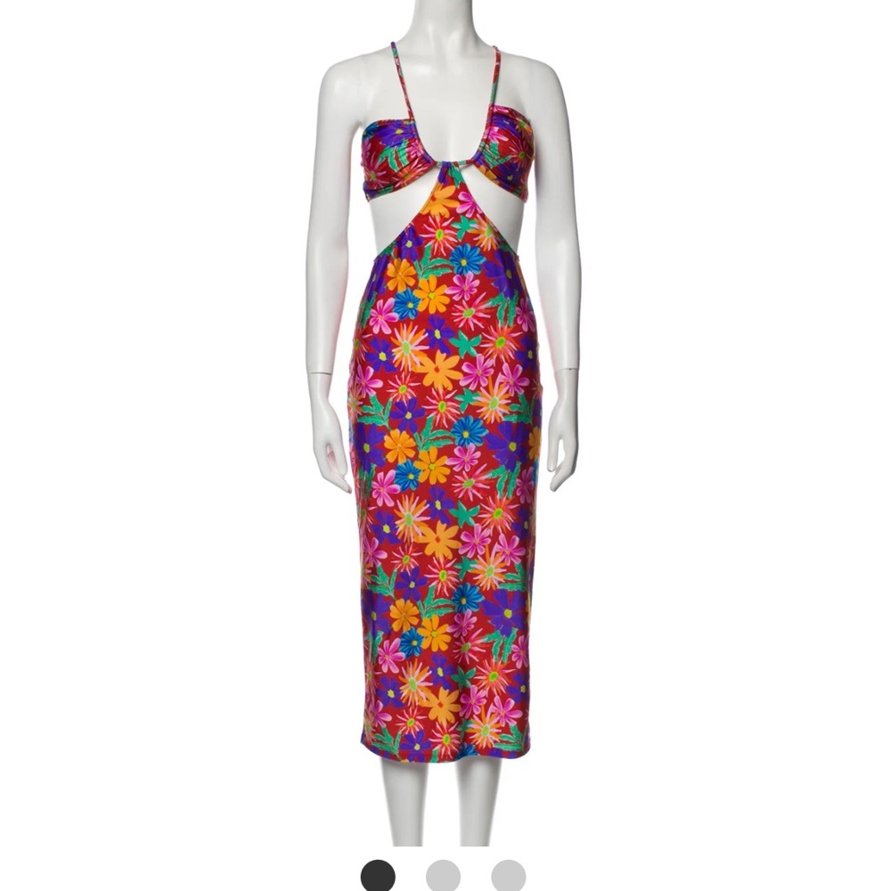 Patbo Floral Print Midi Length Dress w/ Tags